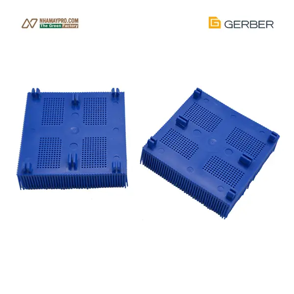 Khối chông nhựa máy cắt Gerber GT1000 kich thuoc 101x101x26mm
